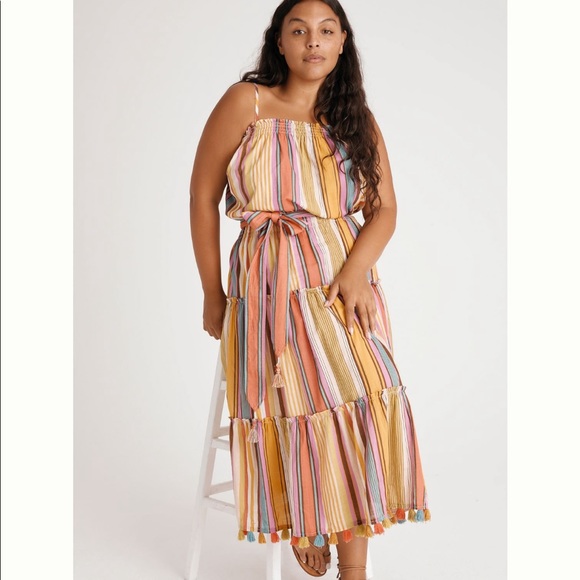 Anthropologie Dresses & Skirts - ✨ NWOT Anthropologie Feliza Tiered Midi Dress Sz M